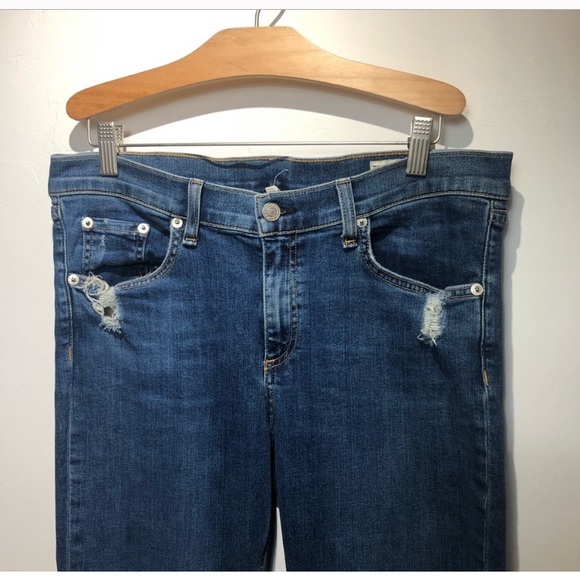 50%OFF BUNDLES! RAG AND BONE RAG&BONE SKINNY DISTRESSED JEGGINGS JEANS SIZE 32 - Picture 4 of 15
